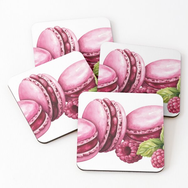 Item preview, Yummy raspberry macarons designed and sold by anytka.