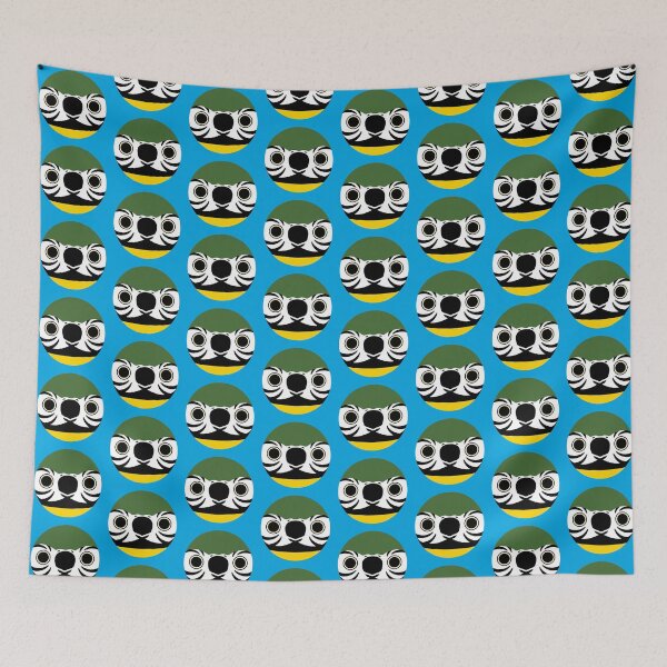 Item preview, Copy of The face of a Hyacinth macaw designed and sold by INKOYADO.