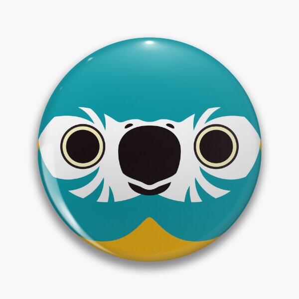 Item preview, The face of a Blue-throated macaw designed and sold by INKOYADO.