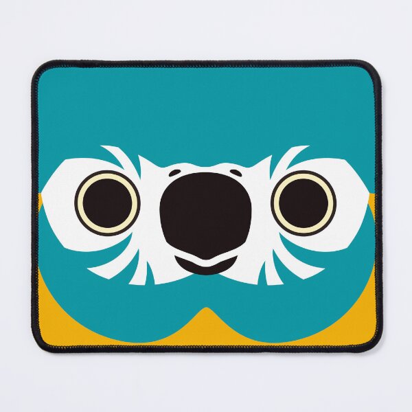 Item preview, The face of a Blue-throated macaw designed and sold by INKOYADO.