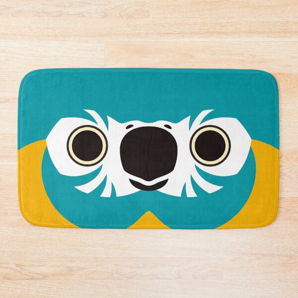 Item preview, The face of a Blue-throated macaw designed and sold by INKOYADO.