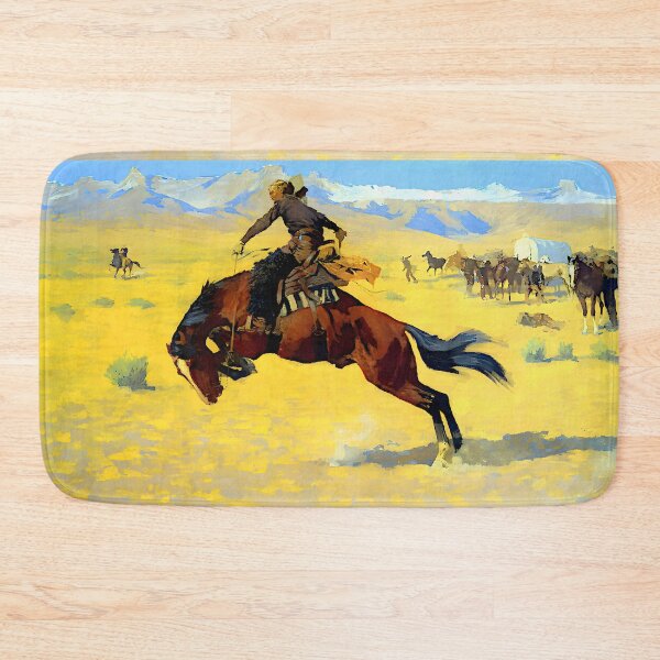 Item preview, Frederic Remington - Cold Morning on the Range designed and sold by Jon-Baran.