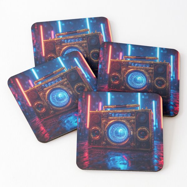 Item preview, Vintage Boombox Art  designed and sold by TheDarkWardrobe.