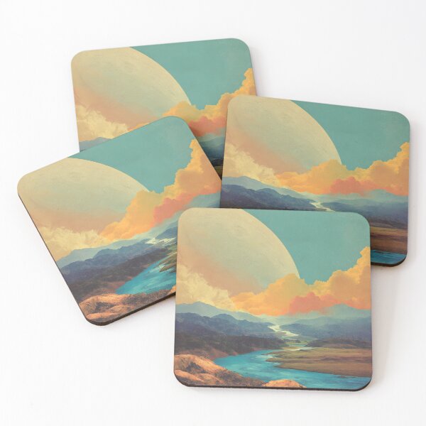 Item preview, River to the Moon | Surreal Cosmic Landscape designed and sold by T-pocket.