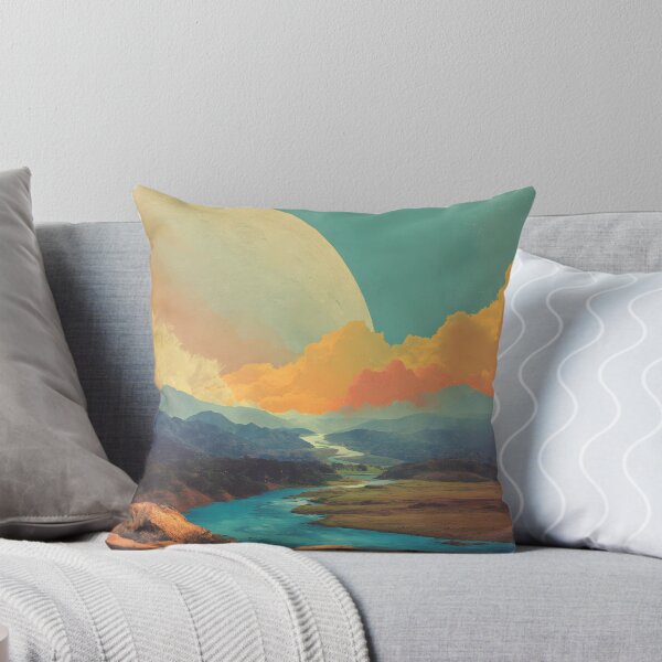 Item preview, River to the Moon | Surreal Cosmic Landscape designed and sold by T-pocket.