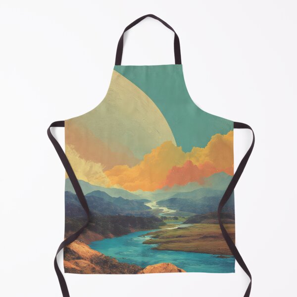 Item preview, River to the Moon | Surreal Cosmic Landscape designed and sold by T-pocket.