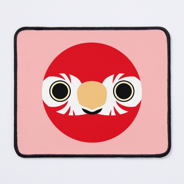 Item preview, The face of a Red-and-green macaw designed and sold by INKOYADO.