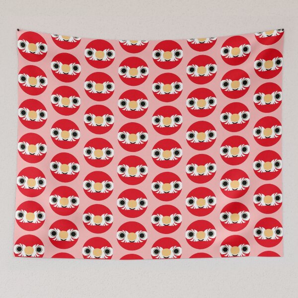 Item preview, The face of a Red-and-green macaw designed and sold by INKOYADO.
