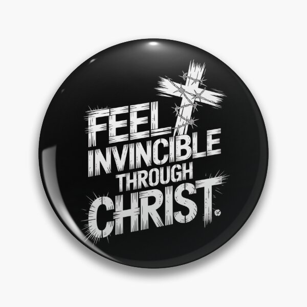 Item preview, Feel Invincible Through Christ designed and sold by SignumShop.
