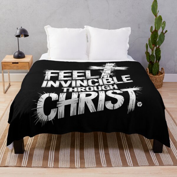 Item preview, Feel Invincible Through Christ designed and sold by SignumShop.