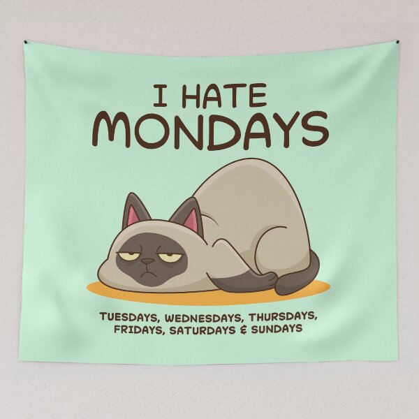 Item preview, I hate Mondays designed and sold by TeeCodes.
