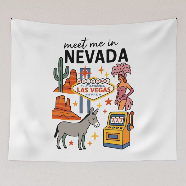 Item preview, Meet me in Nevada Desert neon style designed and sold by CleanDecor.