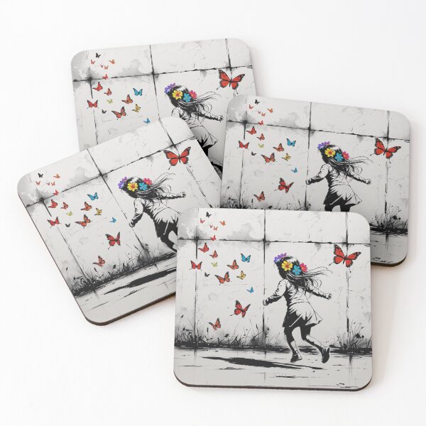 Item preview, Girl Chasing Colorful Butterflies 2 designed and sold by AlinaSCorner.