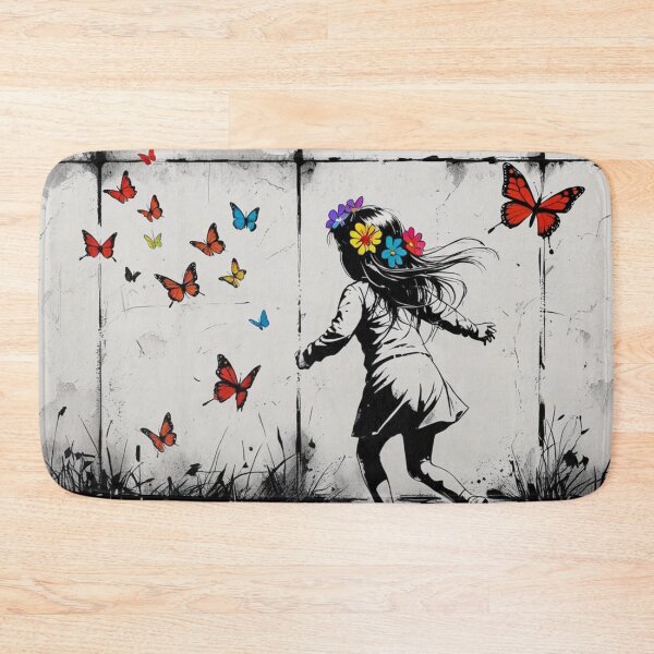 Item preview, Girl Chasing Colorful Butterflies 2 designed and sold by AlinaSCorner.