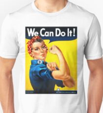 Rosie the Riveter - US World War II Propaganda Poster Unisex T-Shirt