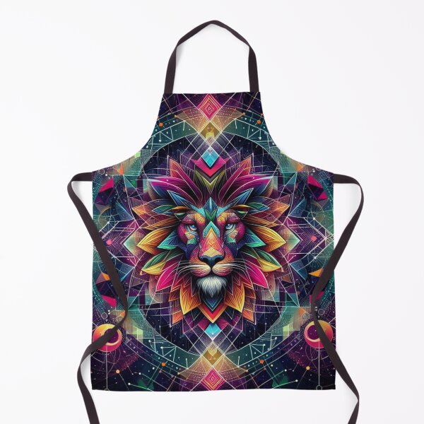 Item preview, Geometric decorative mystic lion designed and sold by Dogandesighn.