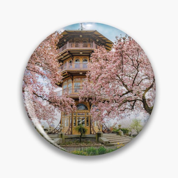 Item preview, Patterson Park in the spring designed and sold by Shannon Emmel .