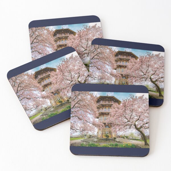 Item preview, Patterson Park in the spring designed and sold by Shannon Emmel .