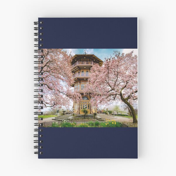 Item preview, Patterson Park in the spring designed and sold by Shannon Emmel .