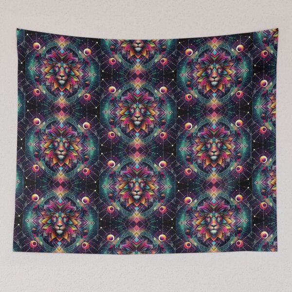 Item preview, Geometric decorative mystic lion designed and sold by Dogandesighn.