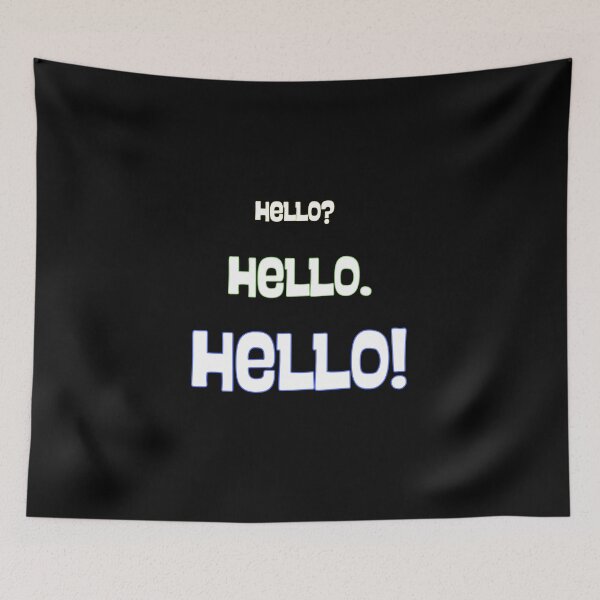 Item preview, HELLO? HELLO. HELLO! | Fun with Punctuation designed and sold by SunandShade.