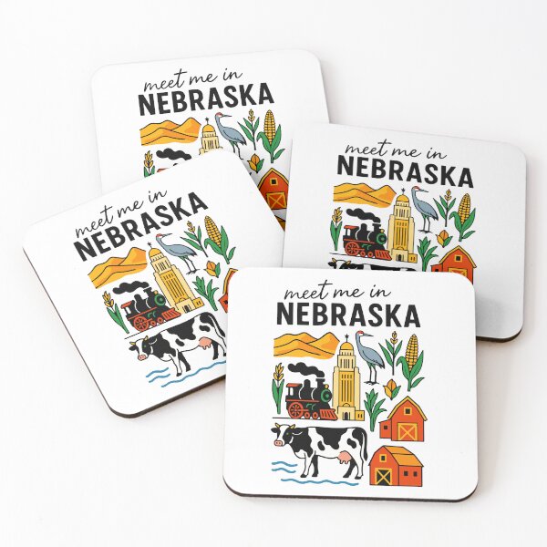 Item preview, Meet me in Nebraska prairie style designed and sold by CleanDecor.