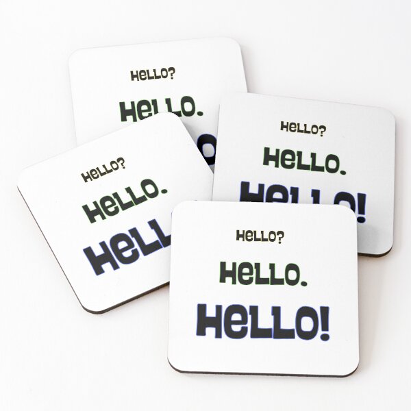 Item preview, HELLO? HELLO. HELLO! | Fun with Punctuation designed and sold by SunandShade.