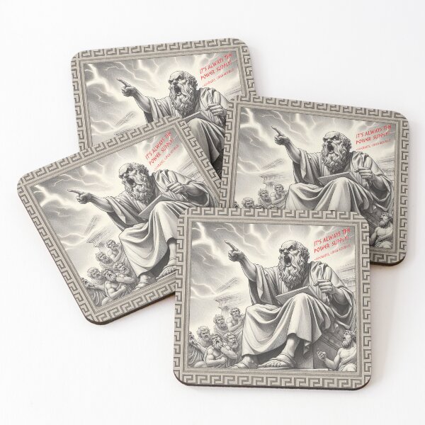 Item preview, Socrates on power (joke) designed and sold by daveoily.