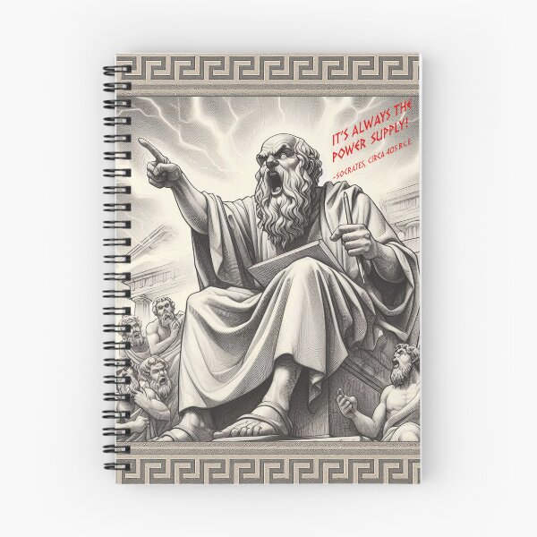 Item preview, Socrates on power (joke) designed and sold by daveoily.