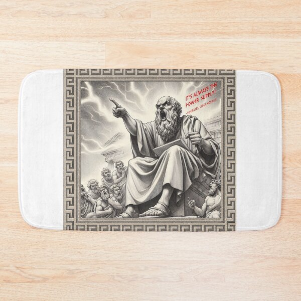 Item preview, Socrates on power (joke) designed and sold by daveoily.