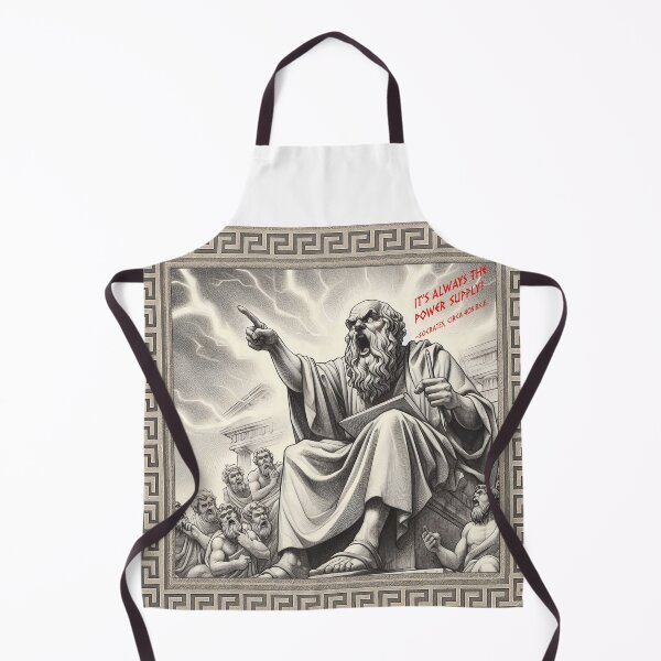 Item preview, Socrates on power (joke) designed and sold by daveoily.