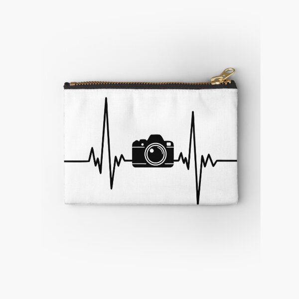 Item preview, Heartbeat Camera Line Art - Photography Passion Symbol designed and sold by AFernandesDSG.