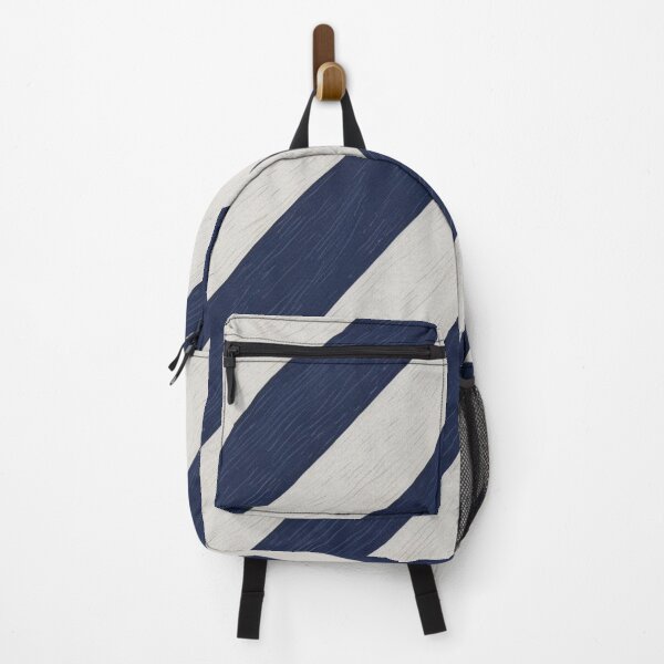 Item preview, A classic nautical stripe in navy and white, with a subtle texture to add depth. designed and sold by BossMeLady.
