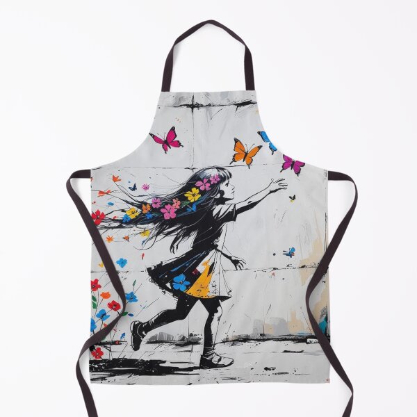 Item preview, Girl Chasing Colorful Butterflies 3 designed and sold by AlinaSCorner.