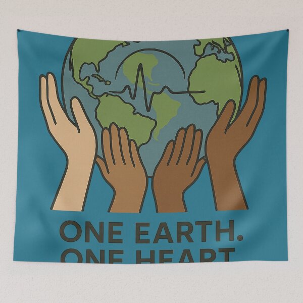 Item preview, One Earth, One Heart, One Humanity designed and sold by MugLifeCo.