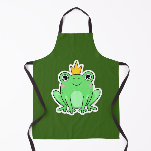 Item preview, Adorable Cartoon Frog with Crown designed and sold by PrintBreeze.