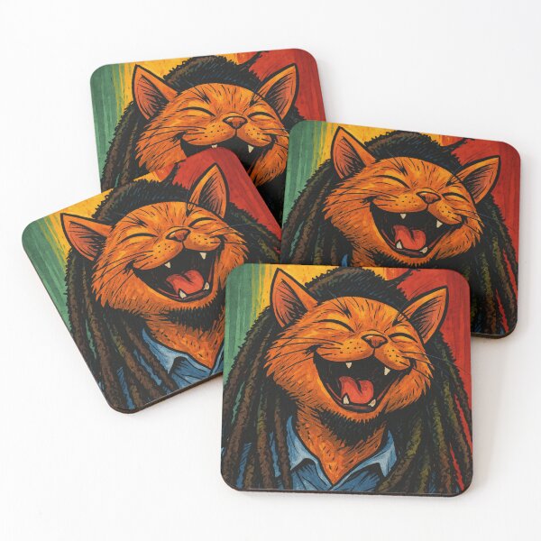 Item preview, Bob Meowrley – Cat Reggae Legend designed and sold by Lucky Pig Teesigns .