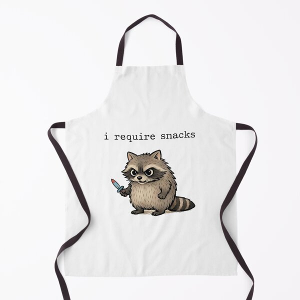 Item preview, I Require Snacks Raccoon designed and sold by PetPanache.