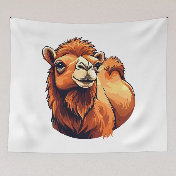 Item preview, Head dromedary camel, Arabian camel and one-humped camel (Camelus dromedarius) designed and sold by Danler.