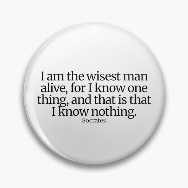 Item preview, Socrates Quote  designed and sold by CharmStudio.