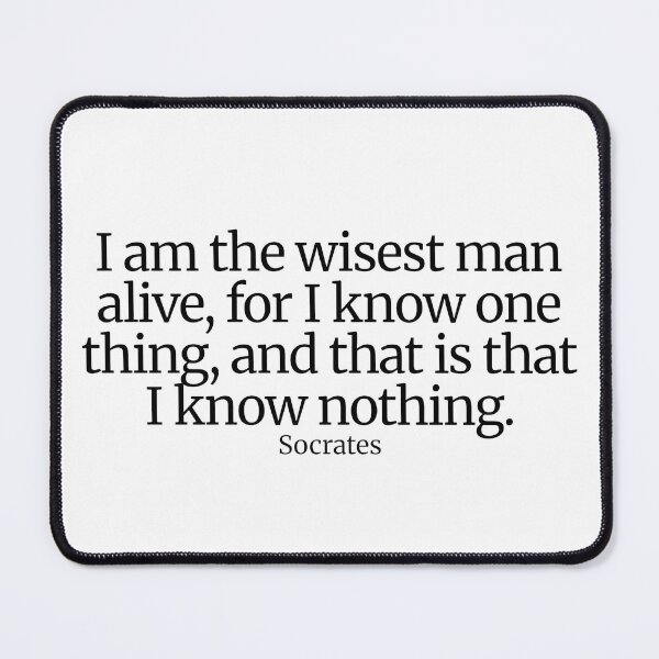 Item preview, Socrates Quote  designed and sold by CharmStudio.
