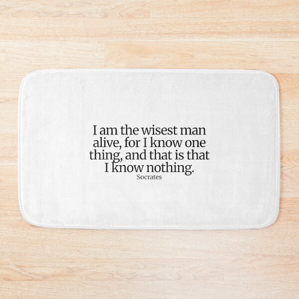 Item preview, Socrates Quote  designed and sold by CharmStudio.