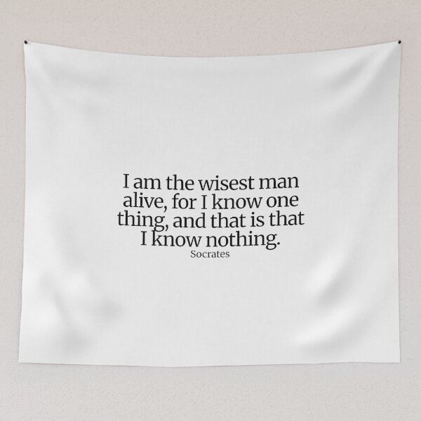 Item preview, Socrates Quote  designed and sold by CharmStudio.