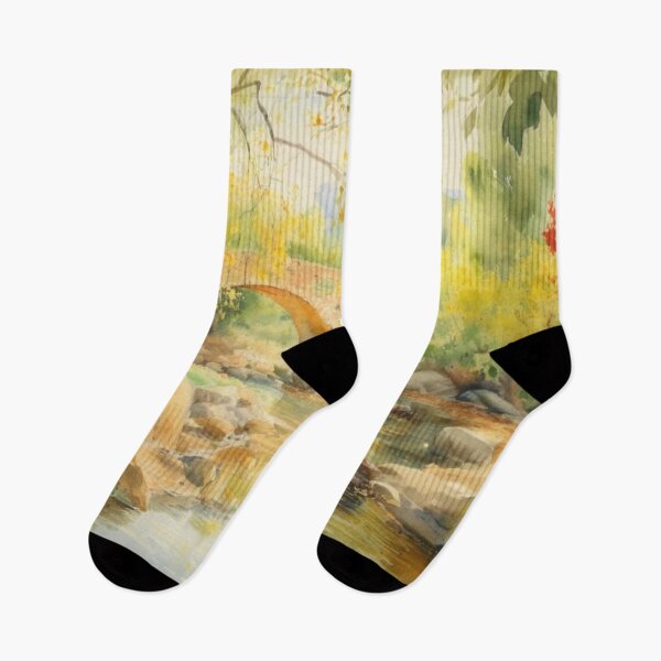 Item preview, Huccaby bridge2(watercolour + AI) designed and sold by artsmeow.