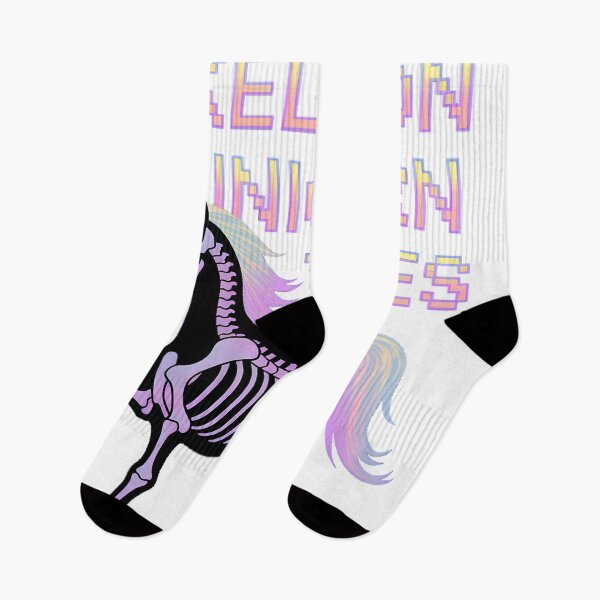 Item preview, Skeleton Unicorn Vibes – Magical Pastel Retro Digital Art designed and sold by AnnDesignStudio.