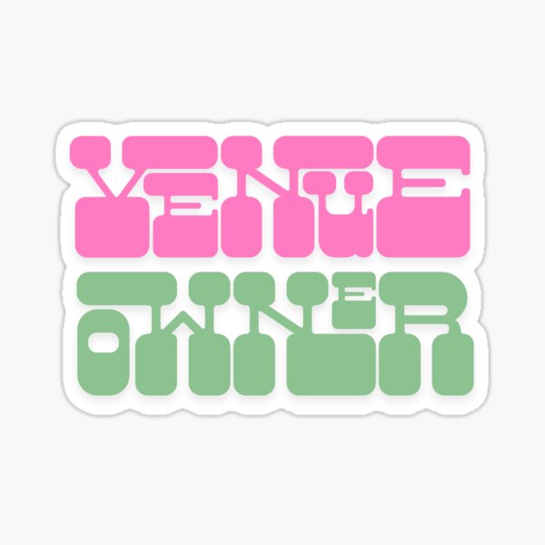 Item preview, Venue Owner designed and sold by VenueSuccessPC.