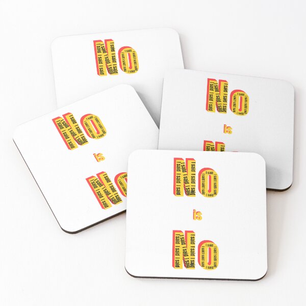Item preview, NO is NO – Bold Yellow Text Design designed and sold by MrDDesigns.