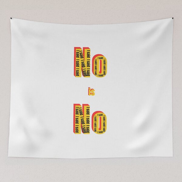 Item preview, NO is NO – Bold Yellow Text Design designed and sold by MrDDesigns.