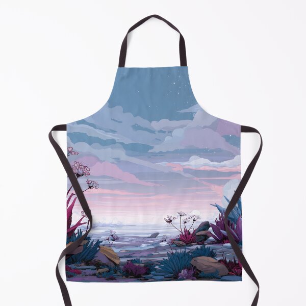 Item preview, Celestial Dawn Garden | Dreamy Alien Landscape Art designed and sold by T-pocket.