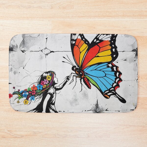 Item preview, Girl Chasing Colorful Butterflies 4 designed and sold by AlinaSCorner.